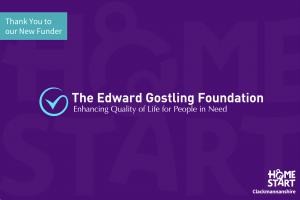 Home-Start Clacks Secure Funding from The Edward Gostling Foundation
